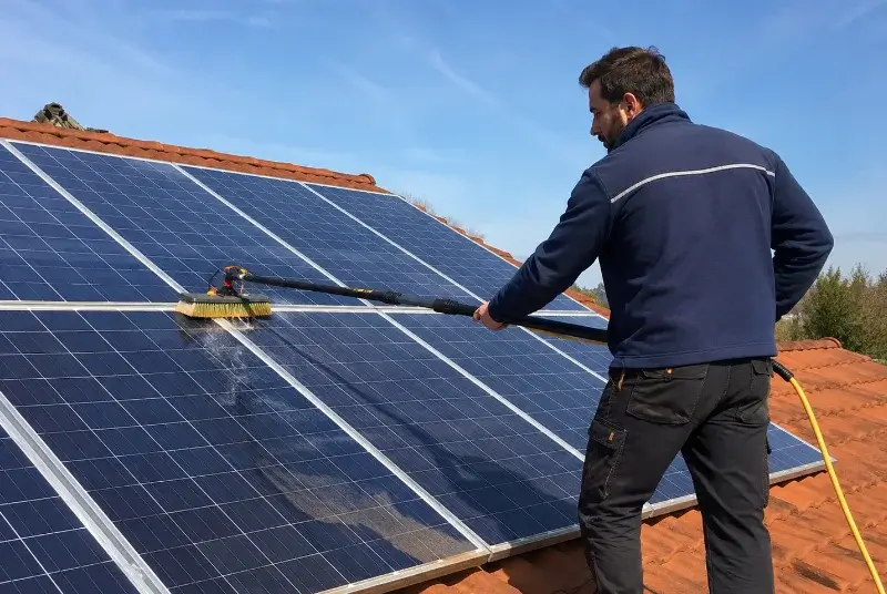 Nettoyage et entretien de panneaux solaires à Bohas-Meyriat-Rignat